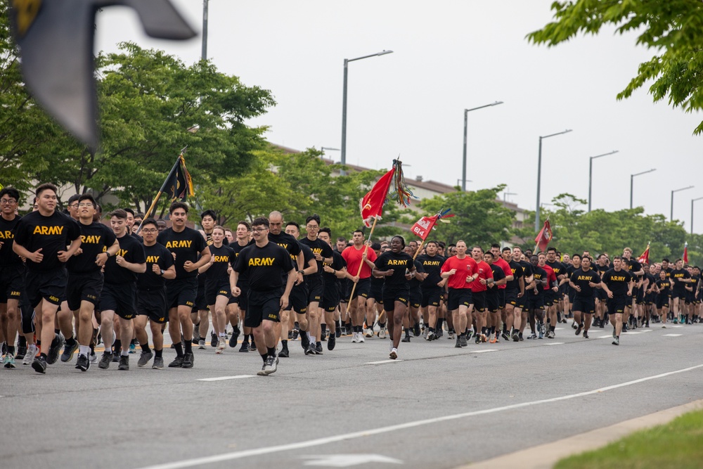 U.S.-Soldier-KATUSA Friendship Week Run Across the Peninsula