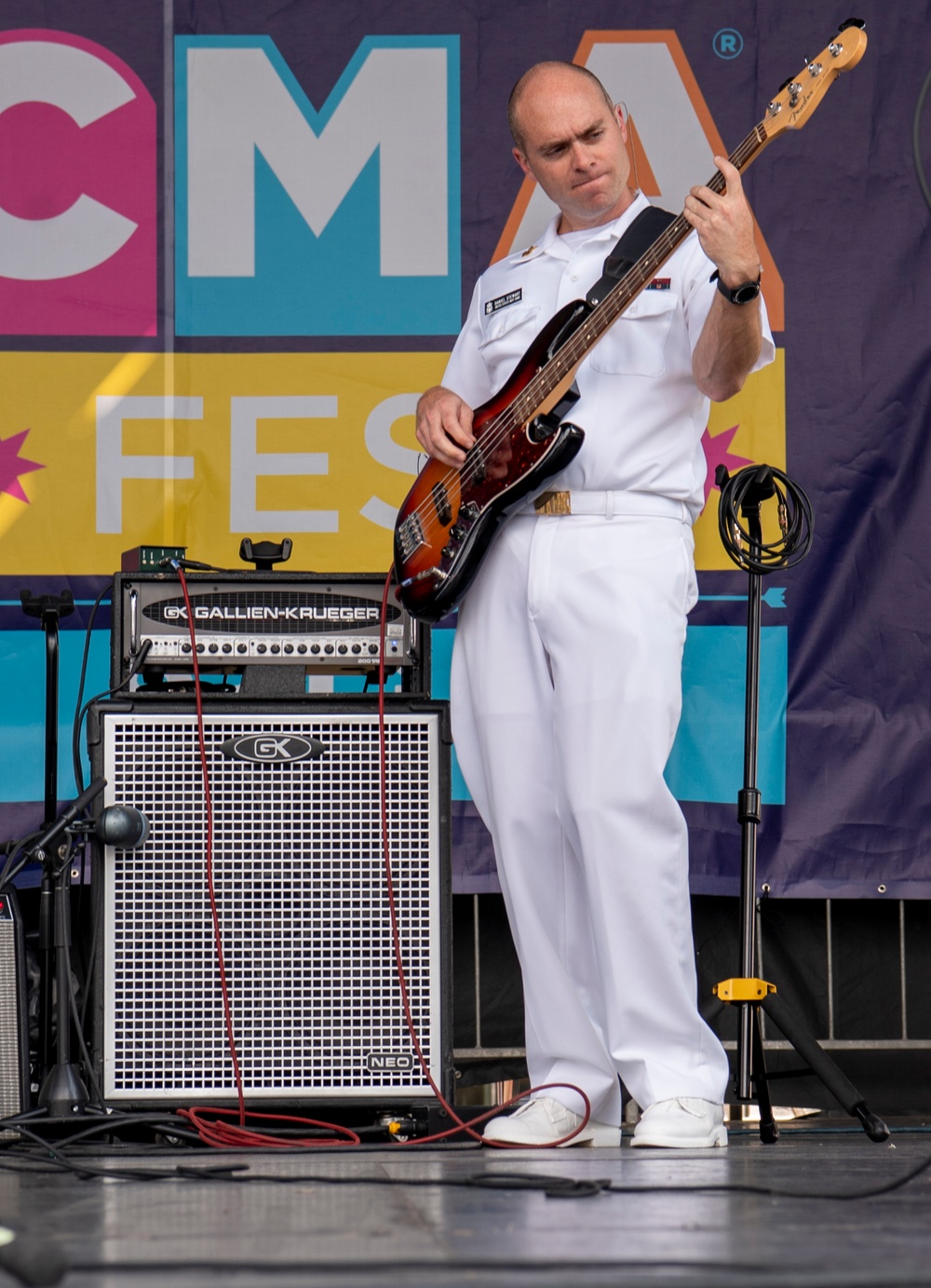 U.S. Navy Band Performs In Nashville