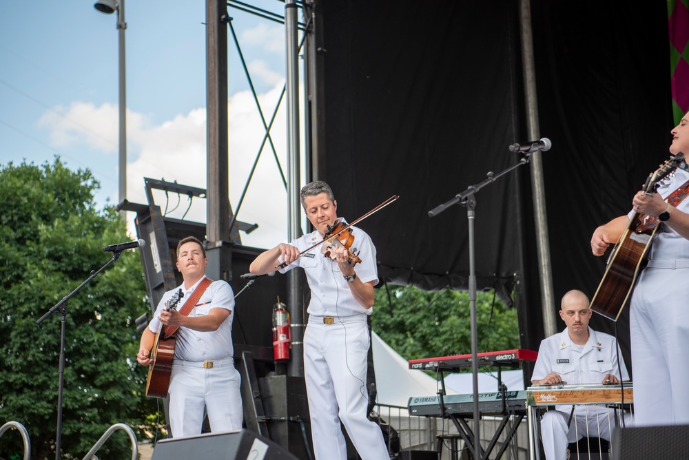 U.S. Navy Band Performs In Nashville