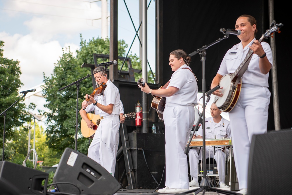 U.S. Navy Band Performs In Nashville