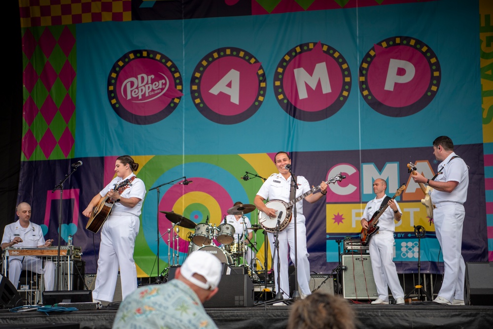 U.S. Navy Band Performs In Nashville