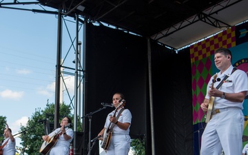U.S. Navy Band Performs In Nashville