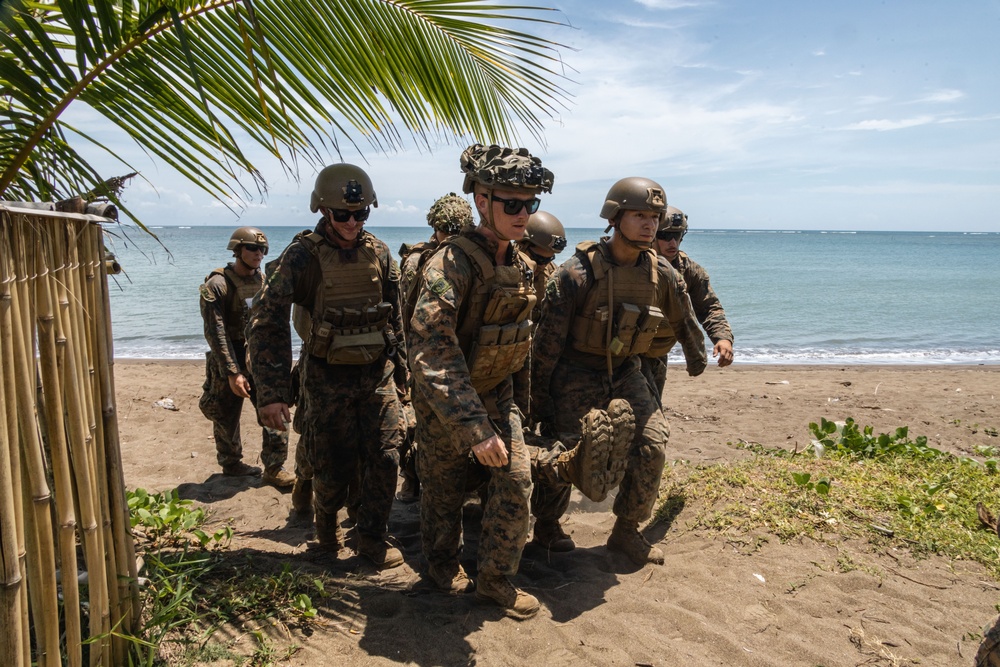 KAMANDAG 9: MRF-D 25.3 and PMC conduct a counter-landing live-fire rehearsal