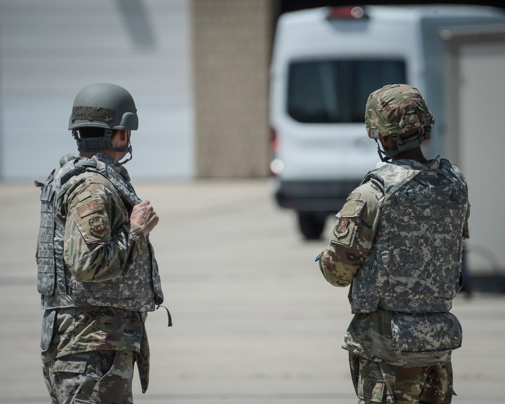 155th Air Refueling Wing conducts combat readiness exercise