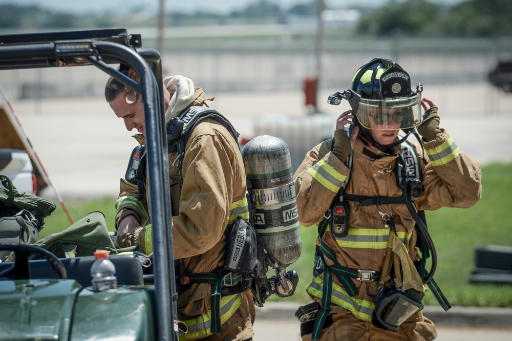 155th Air Refueling Wing conducts combat readiness exercise