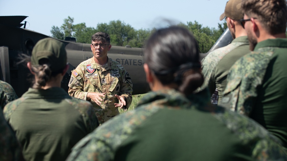 Joint Medical Teams begin JEMX-25 with in-processing and Air Lift Operations.