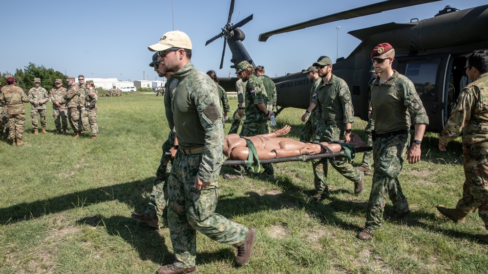 Joint Medical Teams begin JEMX-25 with in-processing and Air Lift Operations.