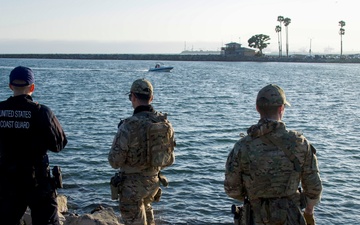 Coast Guard conducts shoreside patrols in Long Beach