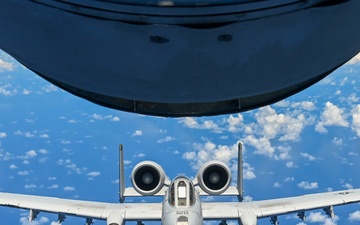 506th EARS Refuel A-10s across the Pacific