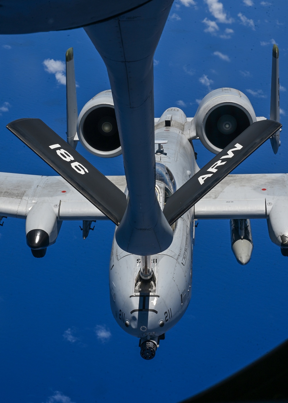 506th EARS Refuel A-10s across the Pacific