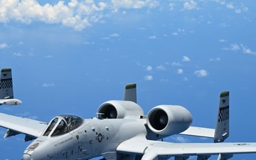 506th EARS Refuel A-10s across the Pacific