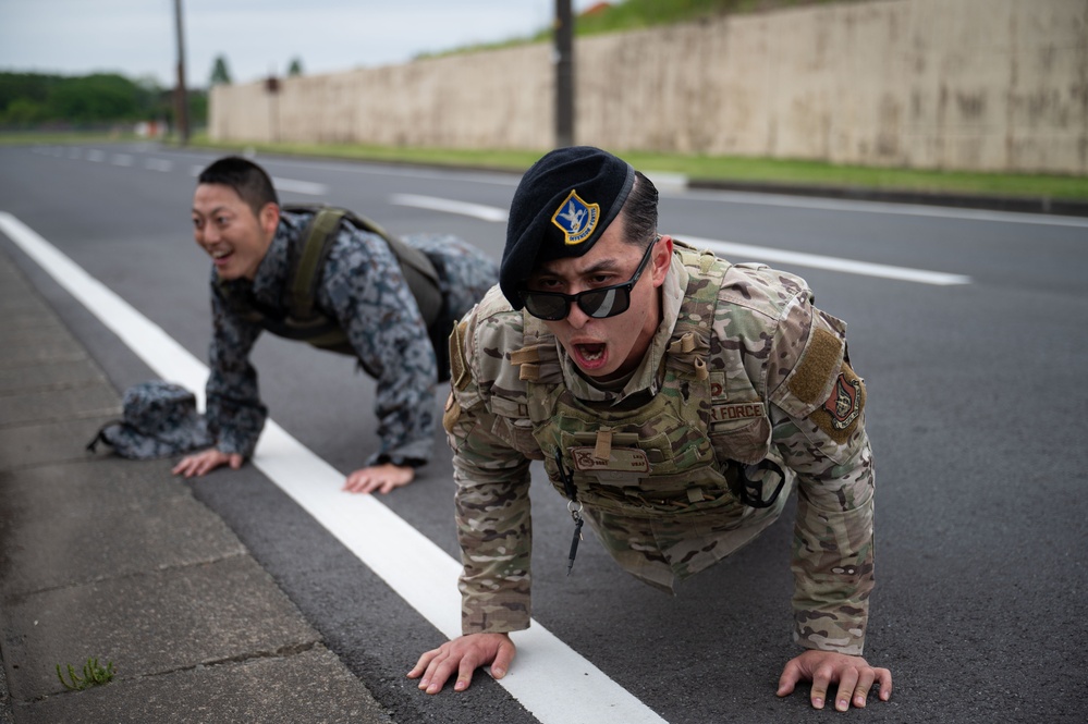 374 SFS, Japanese counterparts conduct Security Team Training