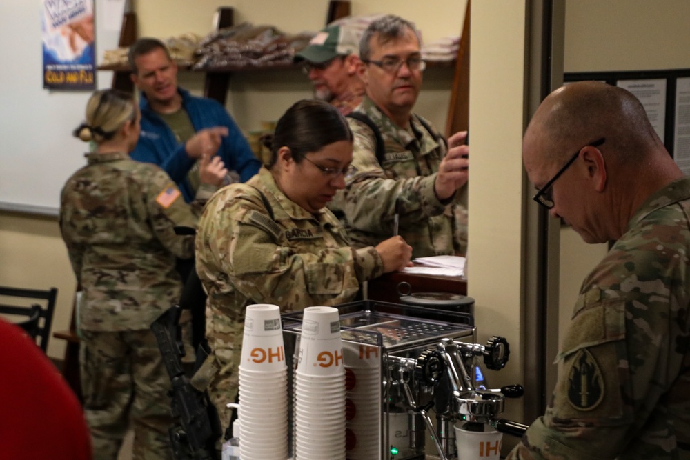 Operation Mojave Falcon - Chaplain Coffee Bar