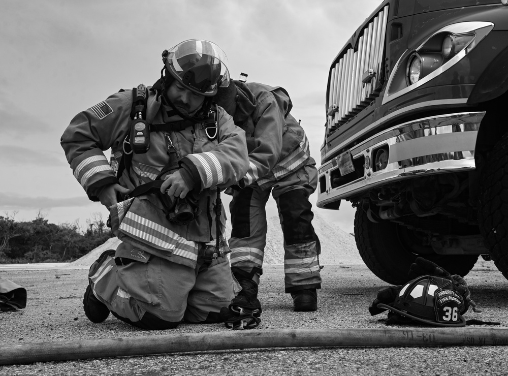 36 CES conducts annual structural live fire training