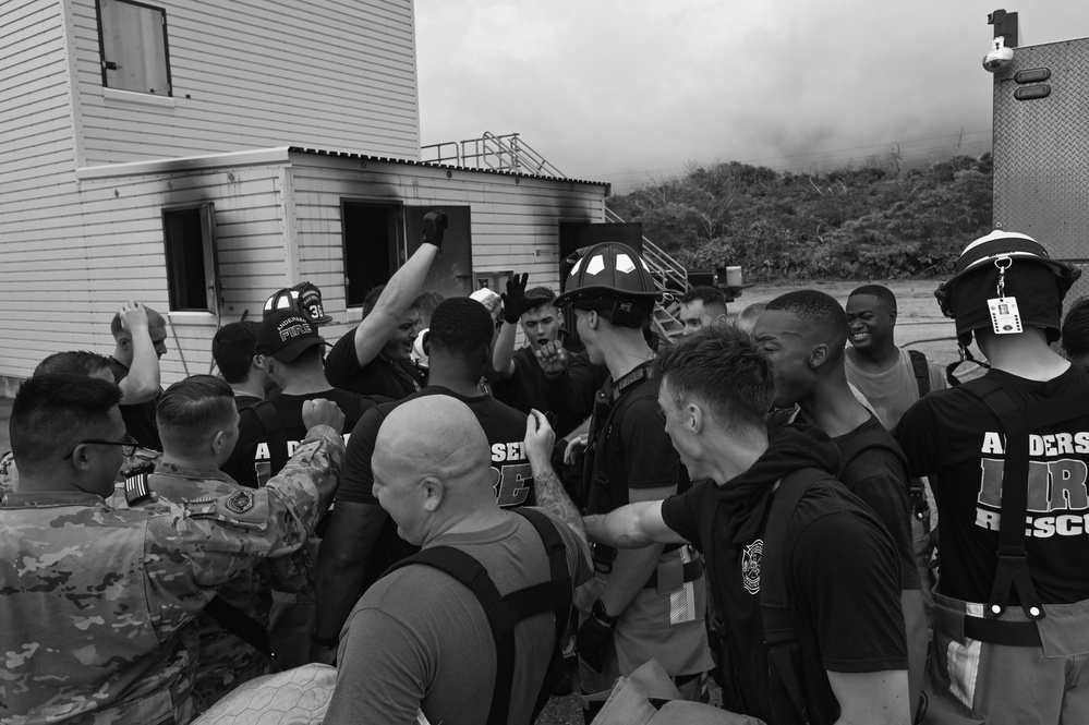36 CES conducts annual structural live fire training
