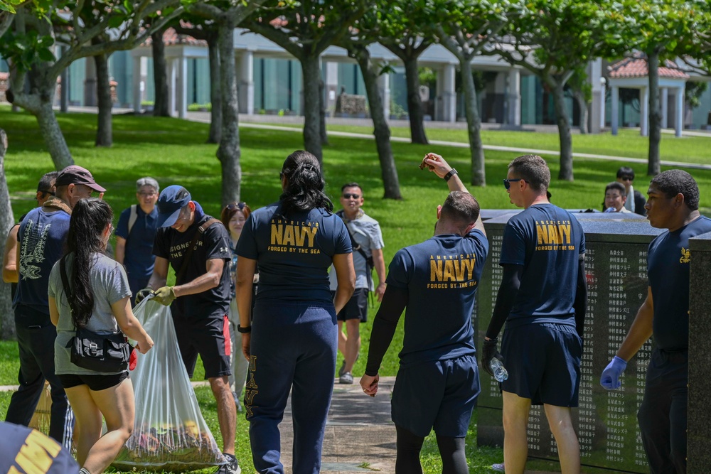 Peace Memorial Park Cleanup