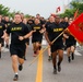 U.S. Soldiers celebrate KATUSA Friendship Week with an 8th Army Run.