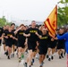 U.S. Soldiers celebrate KATUSA Friendship Week with an 8th Army Run.