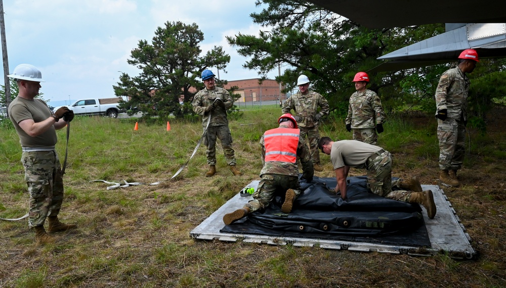 104th Fighter Wing conducts annual CDDAR training during a joint exercise with multiple units from across the Northeast