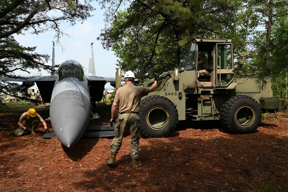104th Fighter Wing conducts annual CDDAR training during a joint exercise with multiple units from across the Northeast