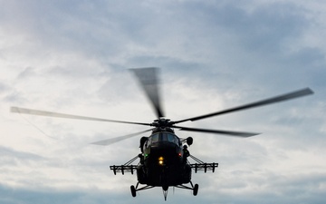 Polish Mi-17 Helicopter Pilots Conduct Deck Landing Qualifications During BALTOPS 25