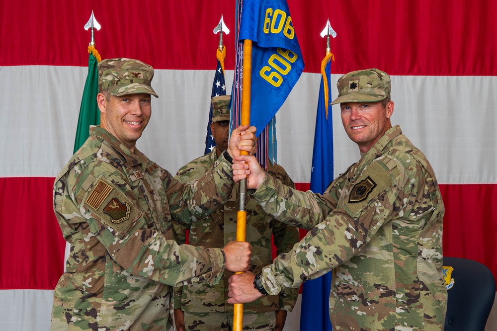 606th ACS Change of Command
