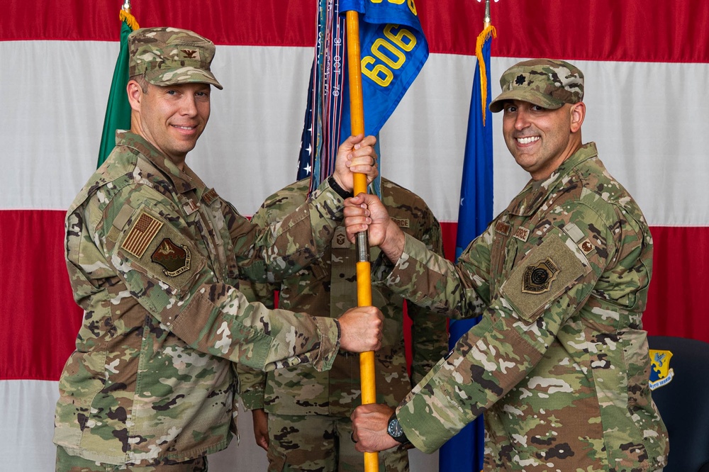 606th ACS Change of Command