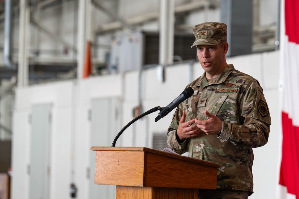 606th ACS Change of Command