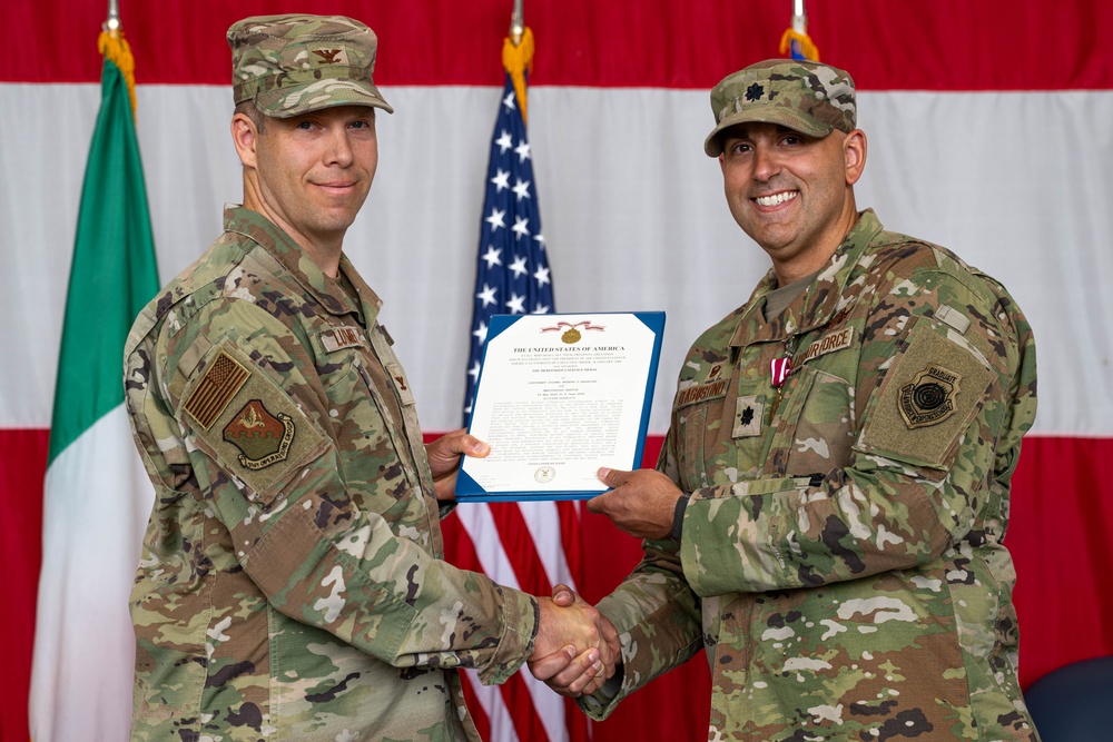606th ACS Change of Command