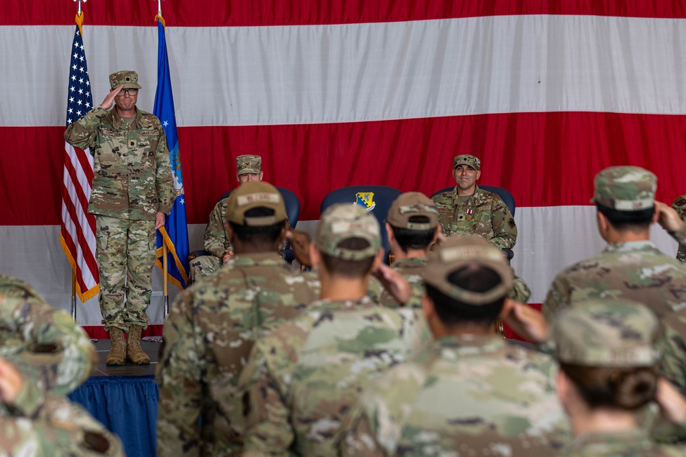 606th ACS Change of Command