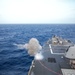 USS Wayne E. Meyer conducts operations in the U.S. Central Command area of responsibility as part of the Carl Vinson Carrier Strike Group