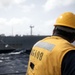 USS Wayne E. Meyer conducts operations in the U.S. Central Command area of responsibility as part of the Carl Vinson Carrier Strike Group