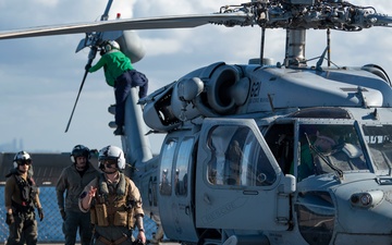 USS Blue Ridge Flight Ops