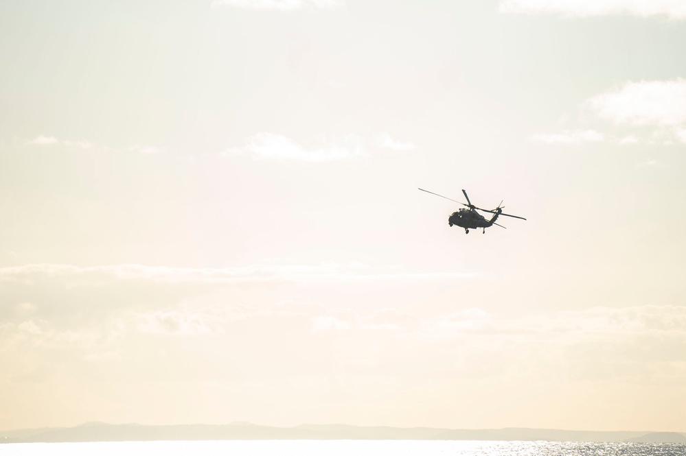 USS Blue Ridge Flight Ops