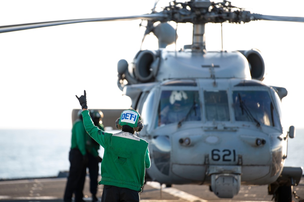 USS Blue Ridge Flight Ops