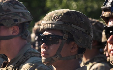 7th Engineer Brigade Participate in the Opening Ceremony of Saber Guardian 25