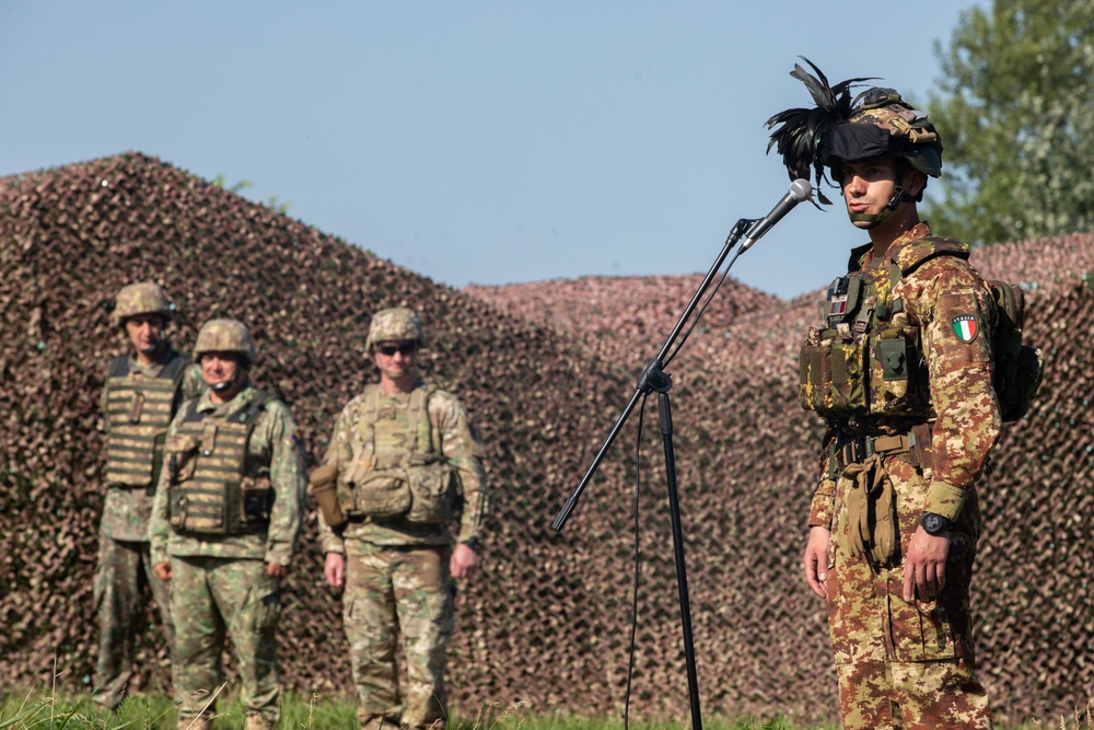 7th Engineer Brigade Participate in the Opening Ceremony of Saber Guardian 25