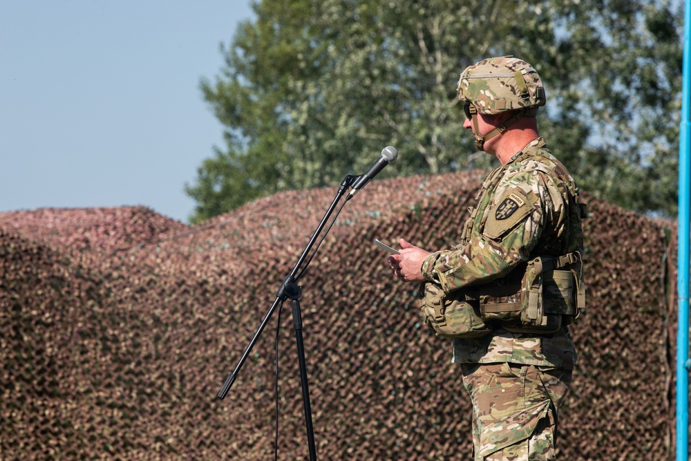 7th Engineer Brigade Participate in the Opening Ceremony of Saber Guardian 25