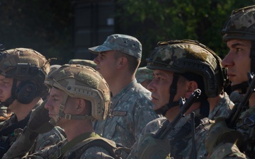 7th Engineer Brigade Participate in the Opening Ceremony of Saber Guardian 25