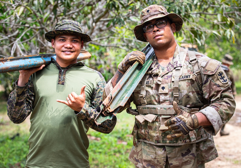 Salaknib 25 | 95th Combat Engineer Company-Infantry Subject Matter Expert Exchange