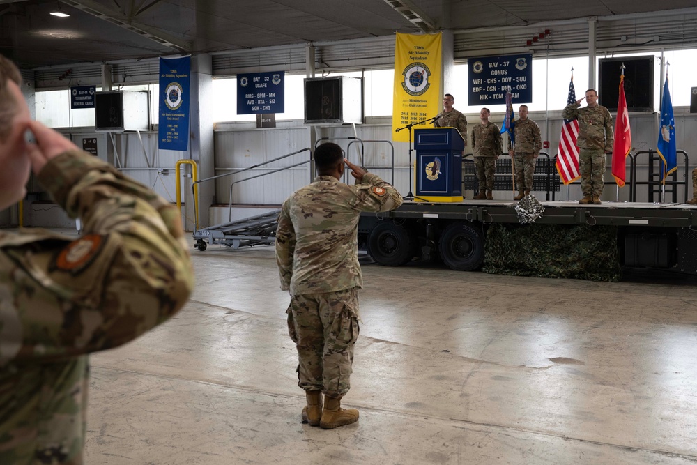 728th AMS Bids Farewell, Welcomes New Commander