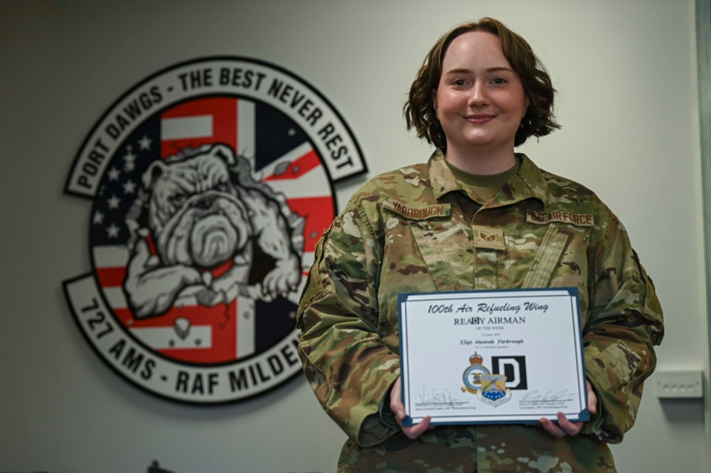 Ready Airman of the week: SSgt. Hannah Yarbrough