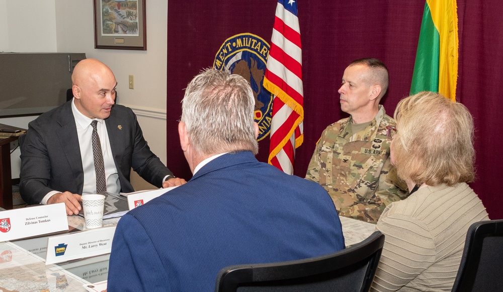 Pa. National Guard hosts Lithuanian Vice Minister of National Defense