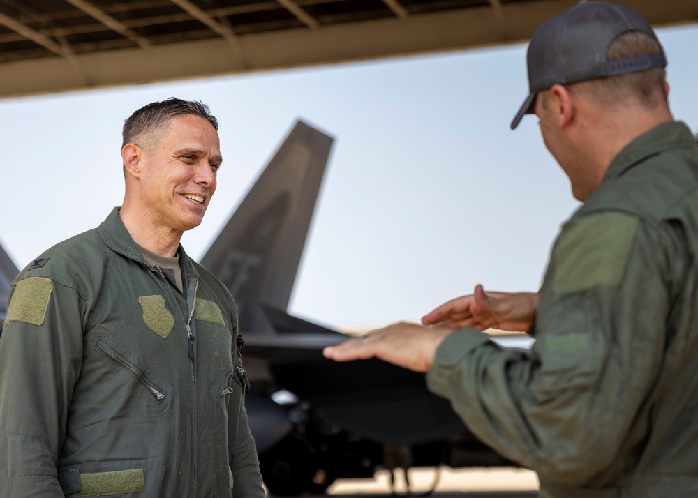 Col. Tellez takes final flight as 1st Fighter Wing commander
