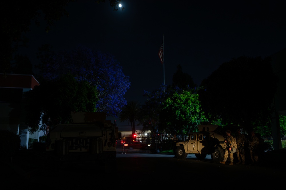 U.S. Northern Command support to protect federal personnel and property in Los Angeles