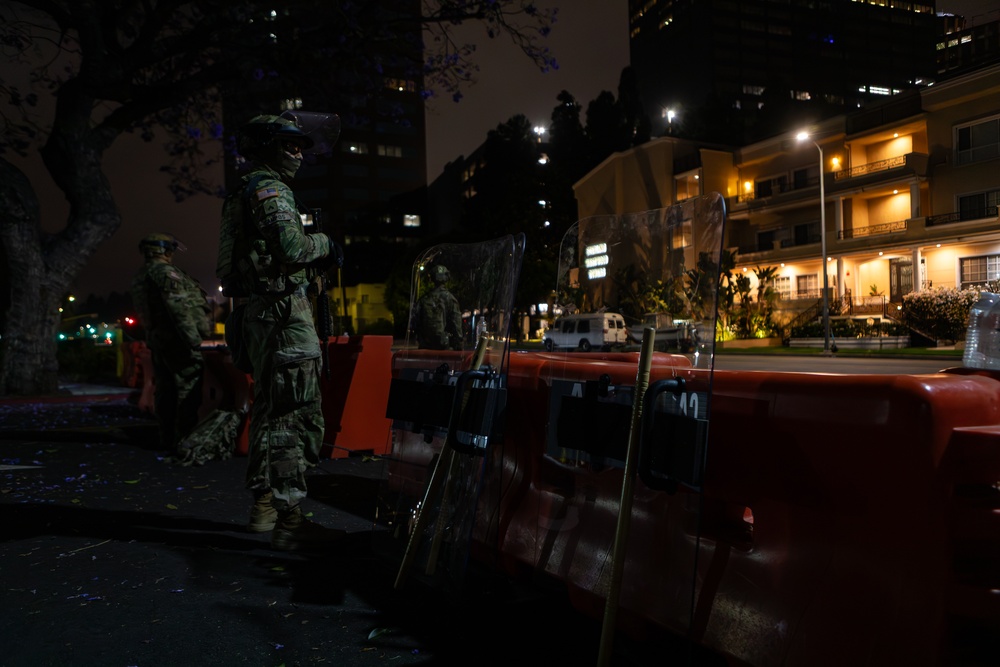 U.S. Northern Command support to protect federal personnel and property in Los Angeles