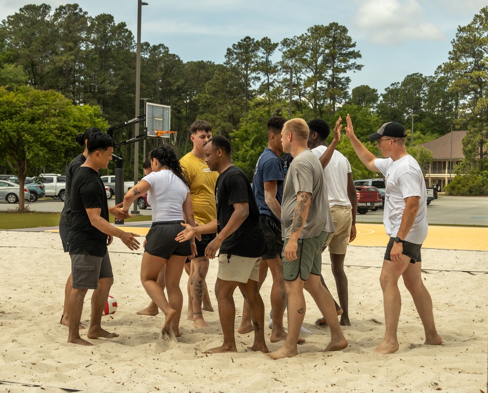 MCCS SC Alcohol Awareness volleyball tournament