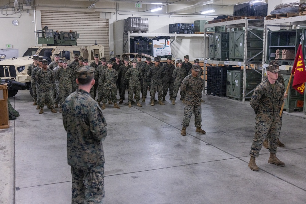 H&amp;S Company, 3d Recon Bn conducts Change of Command Ceremony