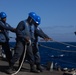 USS Oscar Austin (DDG 79) Conducts a Replenishment-At-Sea (RAS) with USNS Laramie (T-AO 203)