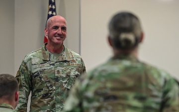 CMSAF Flosi engages with Airmen across Herk Nation